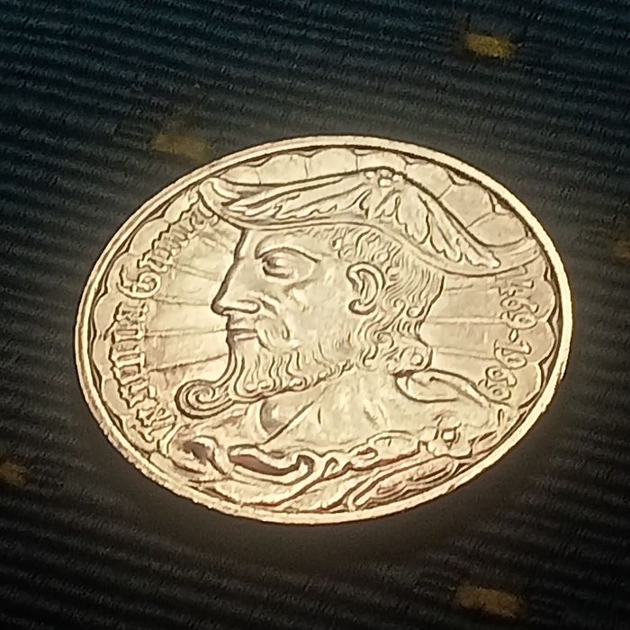 moeda 50.00 escudos prata vasco da gama