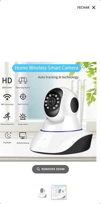 Câmera 360º IP Wi-Fi com aplicação android