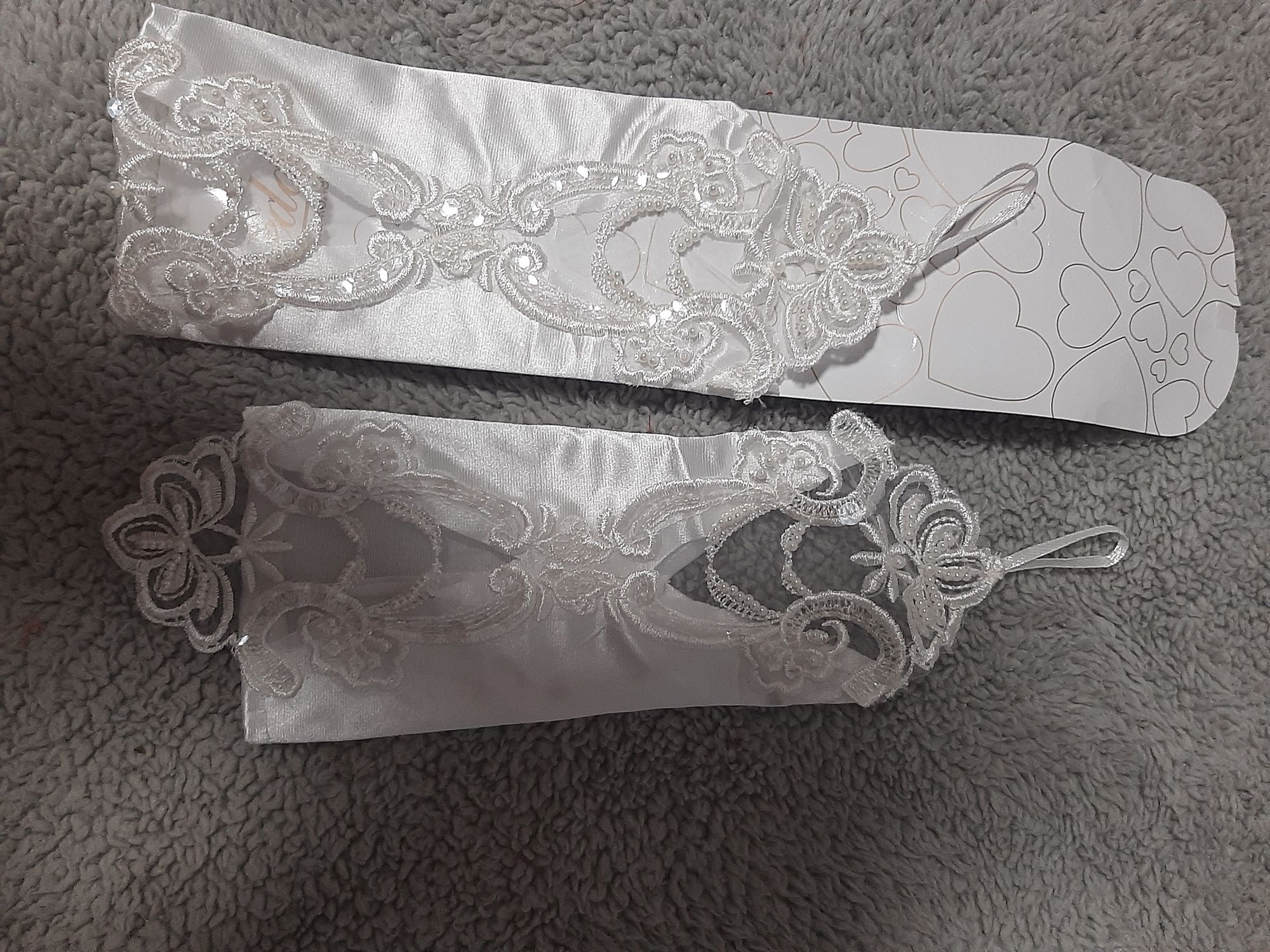 Новые красивые свадебные перчатки