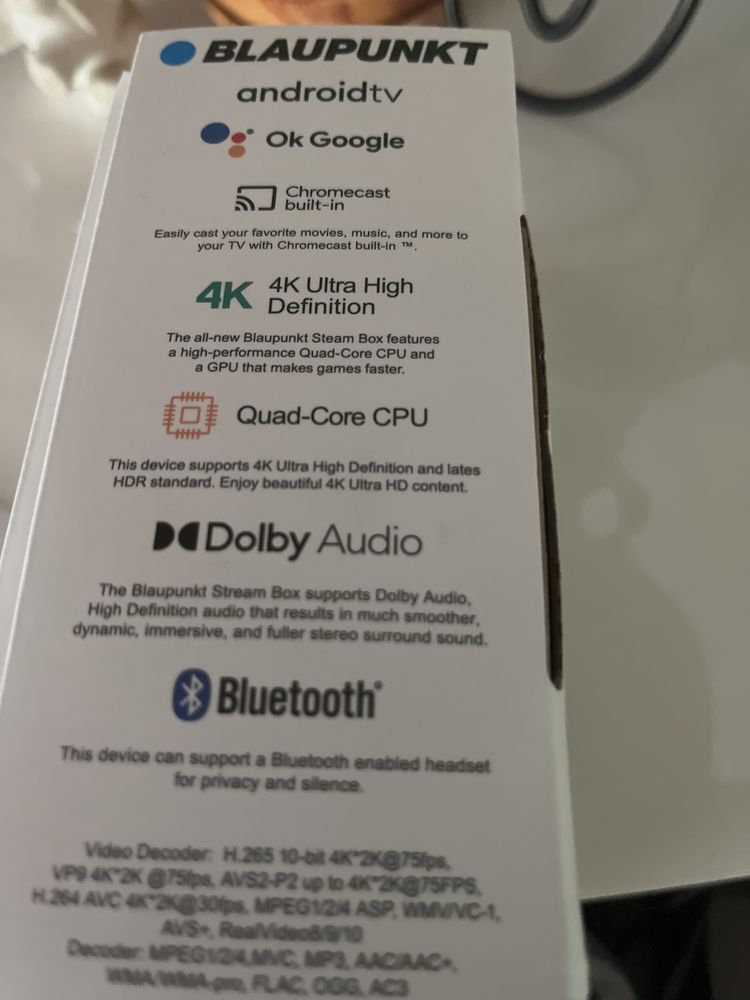 Android smart tv dekoder blaupunkt google wi-fi i na kabel paragon