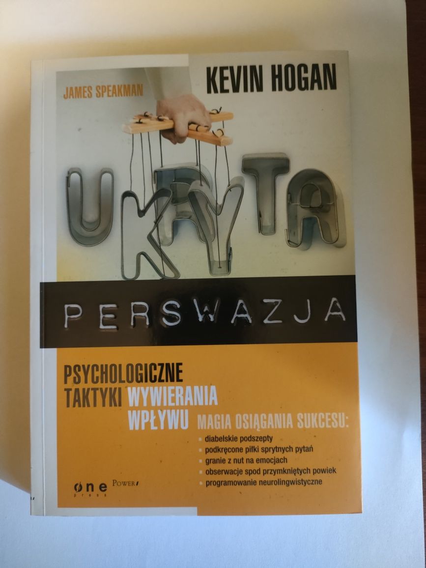 Książka Ukryta Perswazja J. Speakman K.Hogan