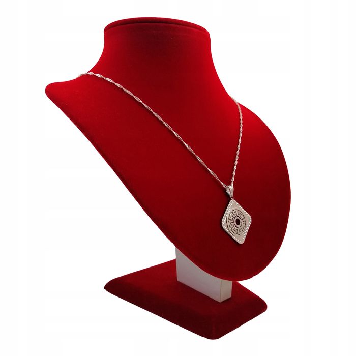 Zjawiskowy Naszyjnik Damski Grecki Pr. 925 Srebro