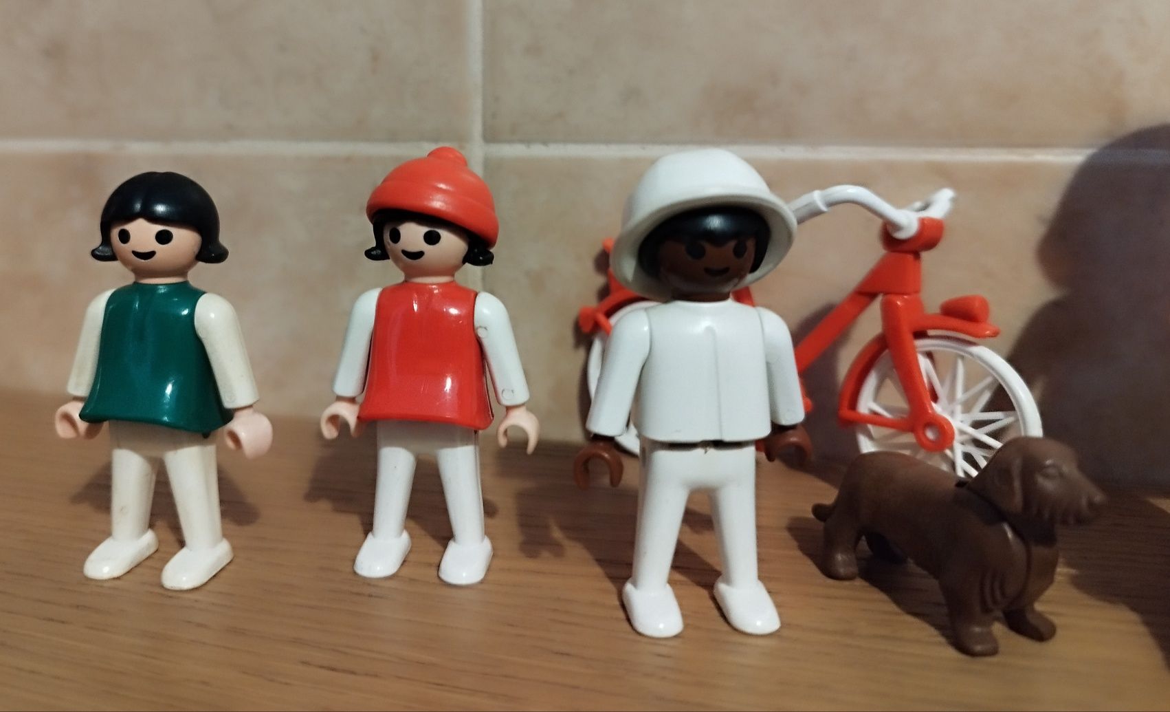 Playmobil lote crianças, bicicletas, etc