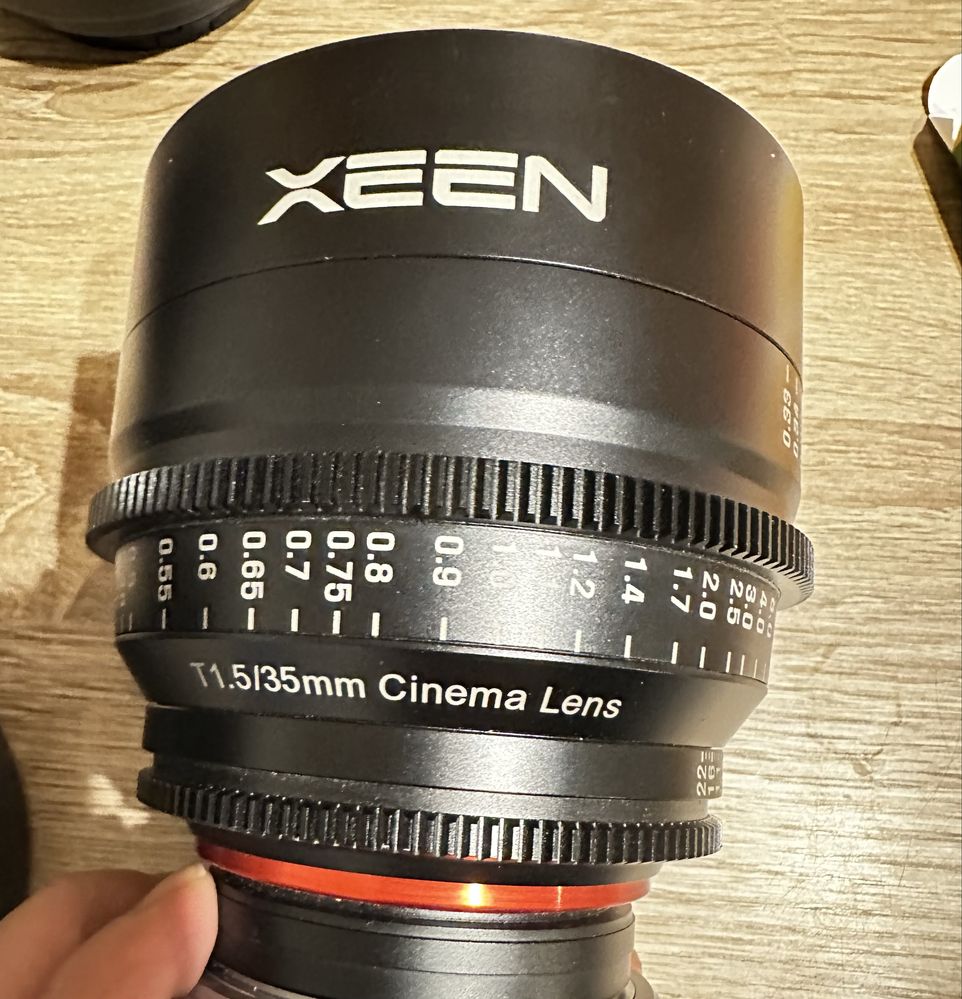 xeen T 1.5 35 mm cinema lens