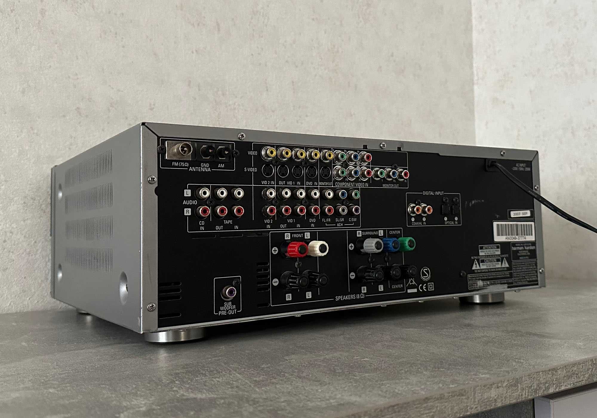Ресивер Harman Kardon AVR132 (5 × 45 Вт, ЦАП, FM-приймач, БП 580 Вт)