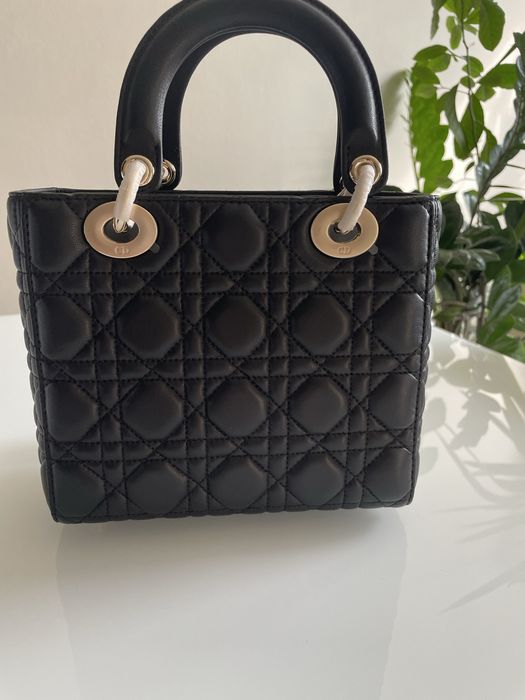 Diana czarna torba Dior size M