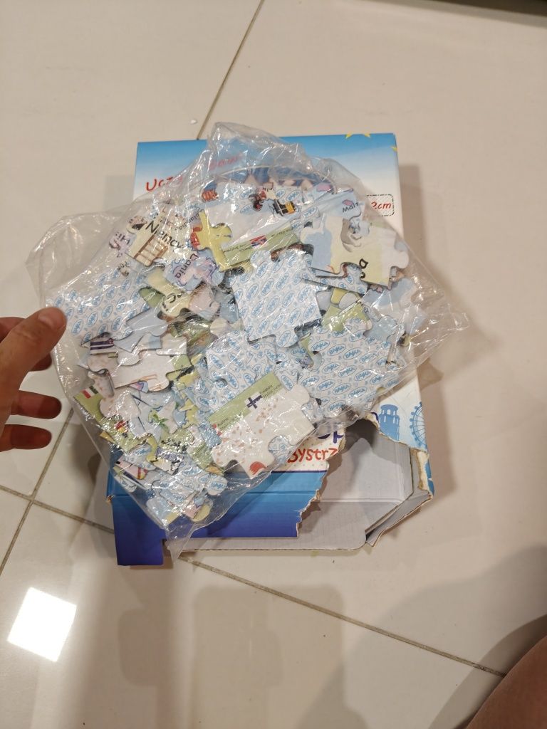 Puzzle mapa Europy 84 elementy