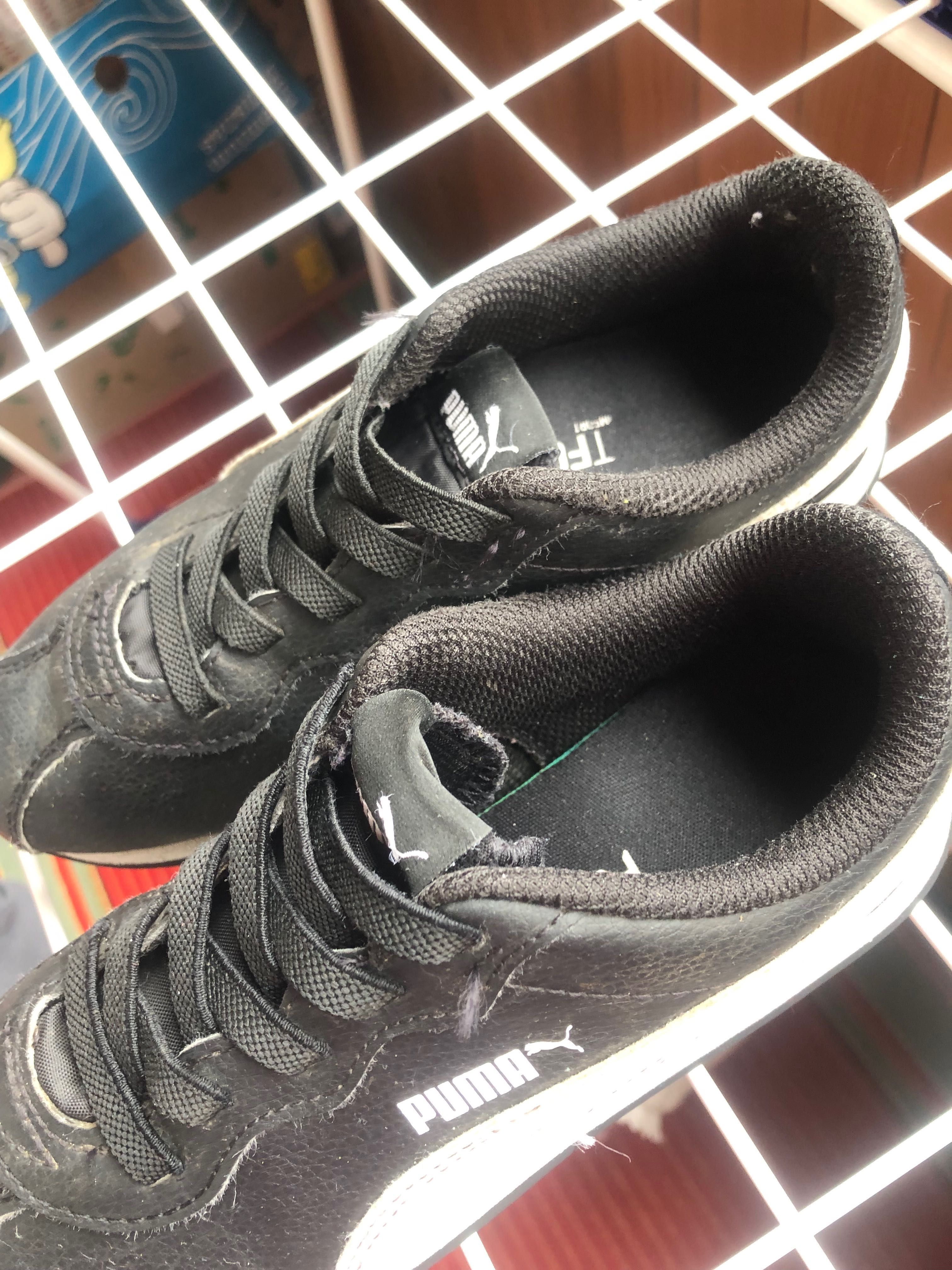 Кроссовки на мальчика кожаные Puma  на ножку 20,5 см (34 размер)