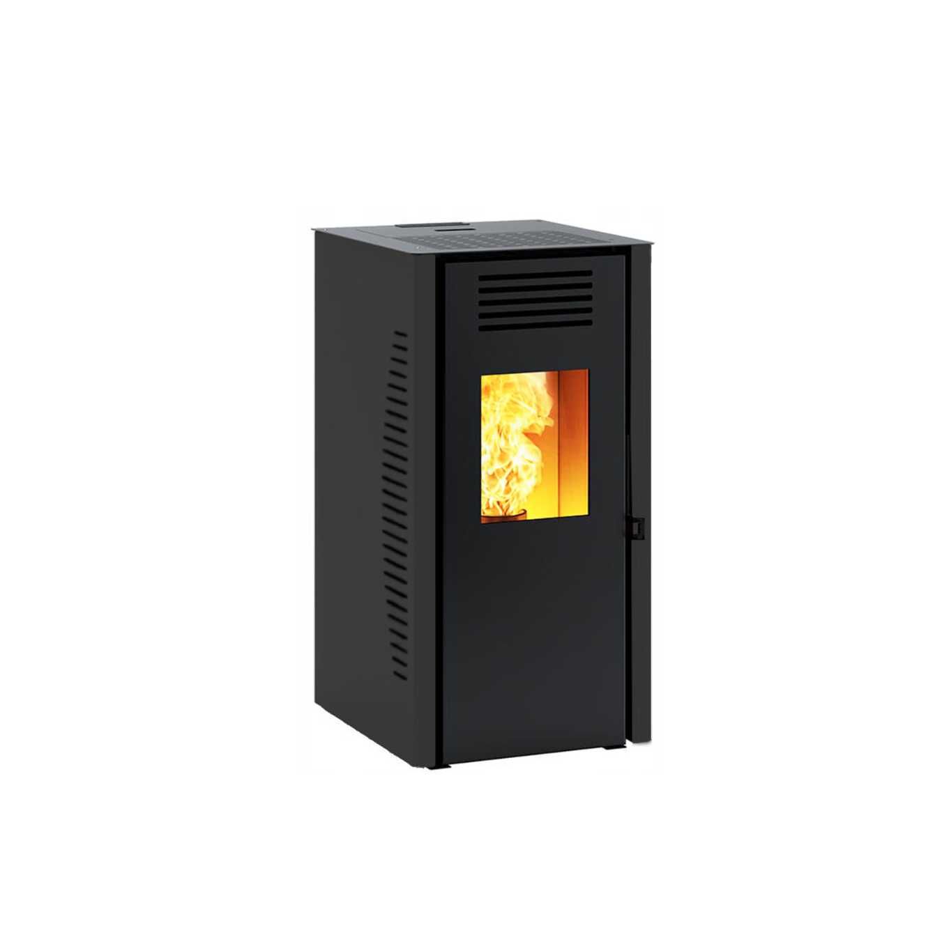 Piec na pellet Caminetti Montegrappa Piano 7 kW czarny
