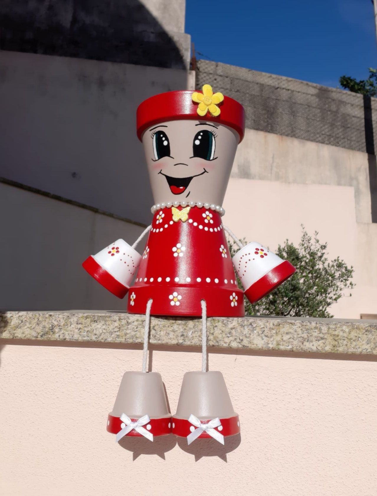 Bonecos de vasos