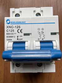 Автоматичний вимикач(MCB DC-125А) для АКБ 12-48VDC.(C-type)
