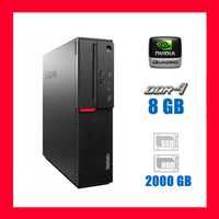 ПК Lenovo M700/Core i3-6100/ 8GB DDR4/256GB SSD+2TB HDD/Quadro P600