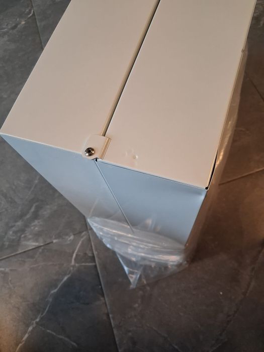Relaxdays Szafka medyczna XXL, 2-drzwiowa szafka na leki, stal