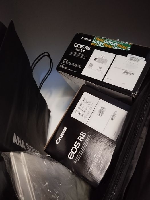 Canon R8 (preço baixo só esta semana) + 4 baterias + 2 carregadores +