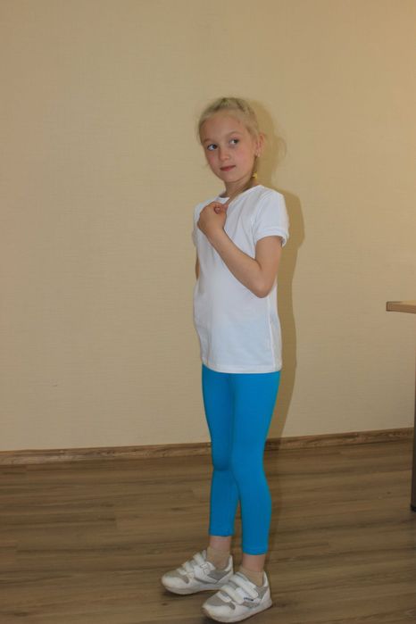 Чорні шорти,   лосіни для дівчинки