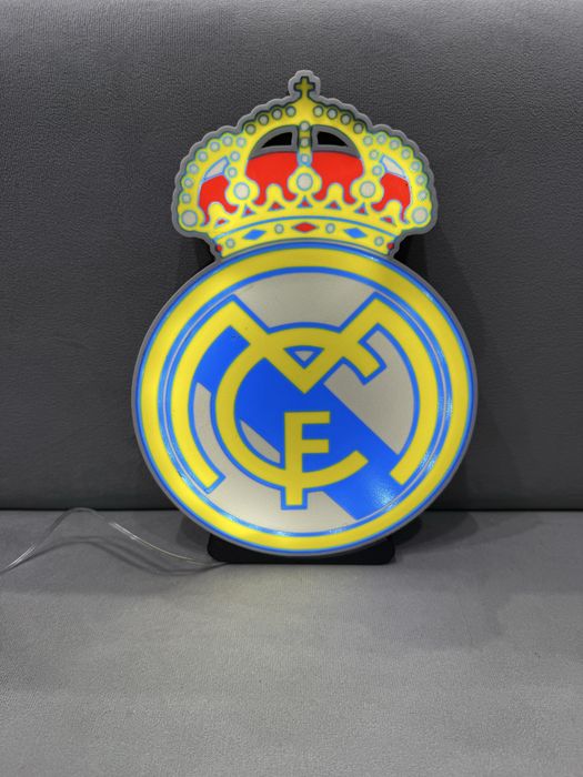 Podświetlany herb Real Madrid
