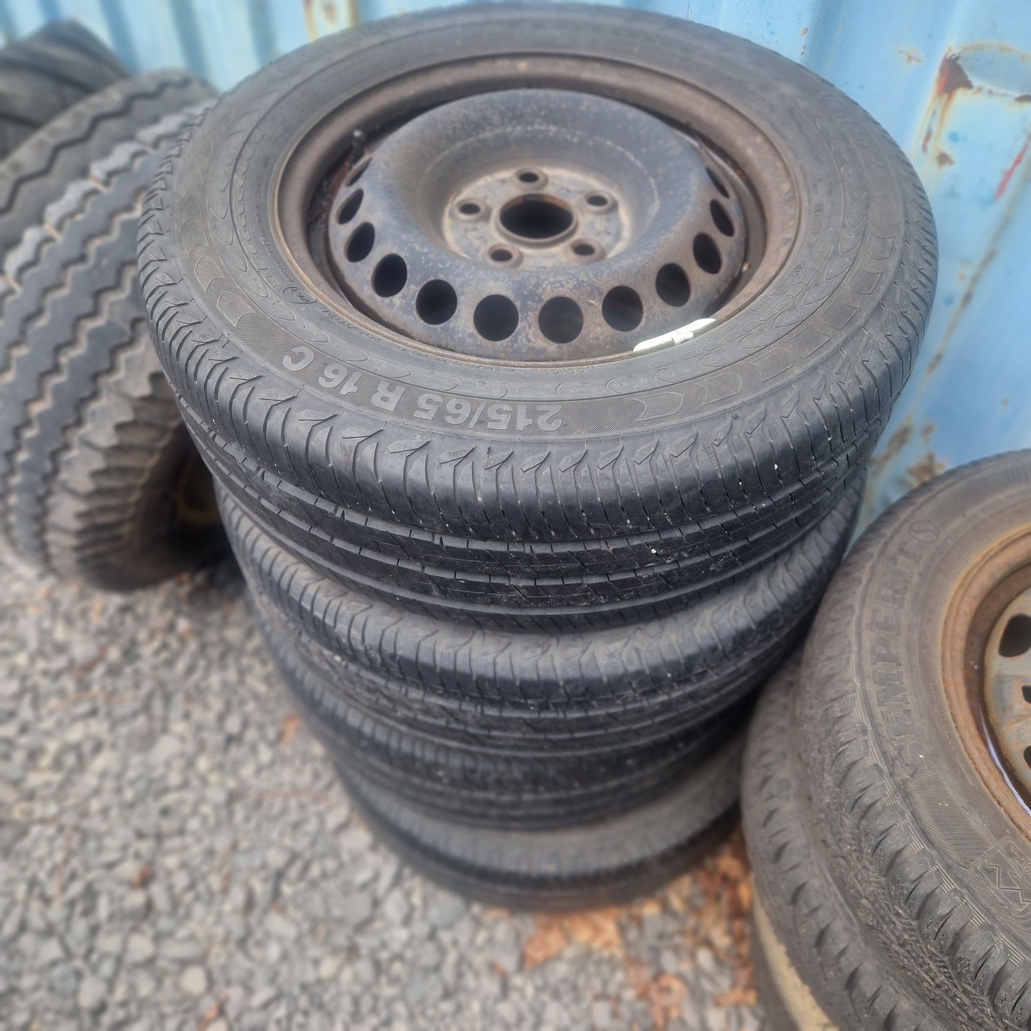 Koła komplet 215/65r16c lato conyinental vw t5,t6