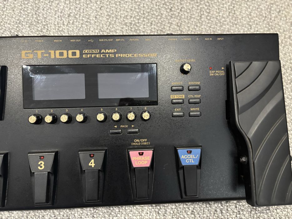 Pedaleira Boss GT-100 v2.0 – Excelente Estado