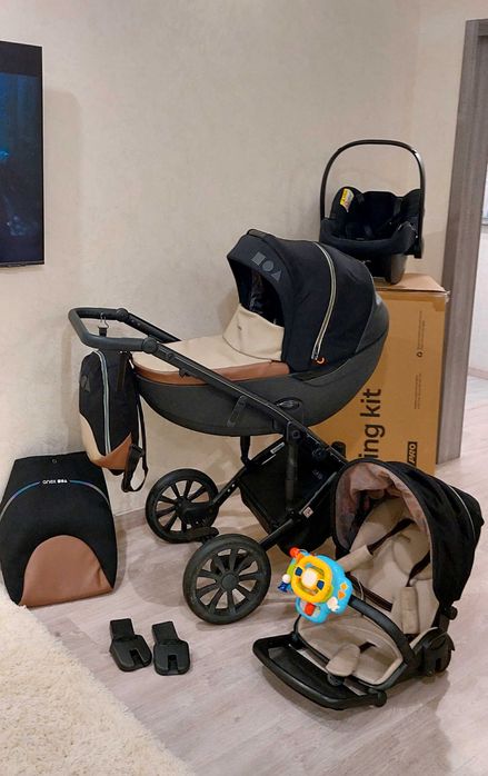 візочок коляска прогулка люлька автокрісло 3в1 anex m-type pro