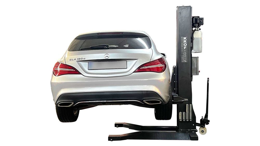 Elevador Mono-Coluna Amovível KROFTOOLS 9801 Cap. 2700 Kg JL20