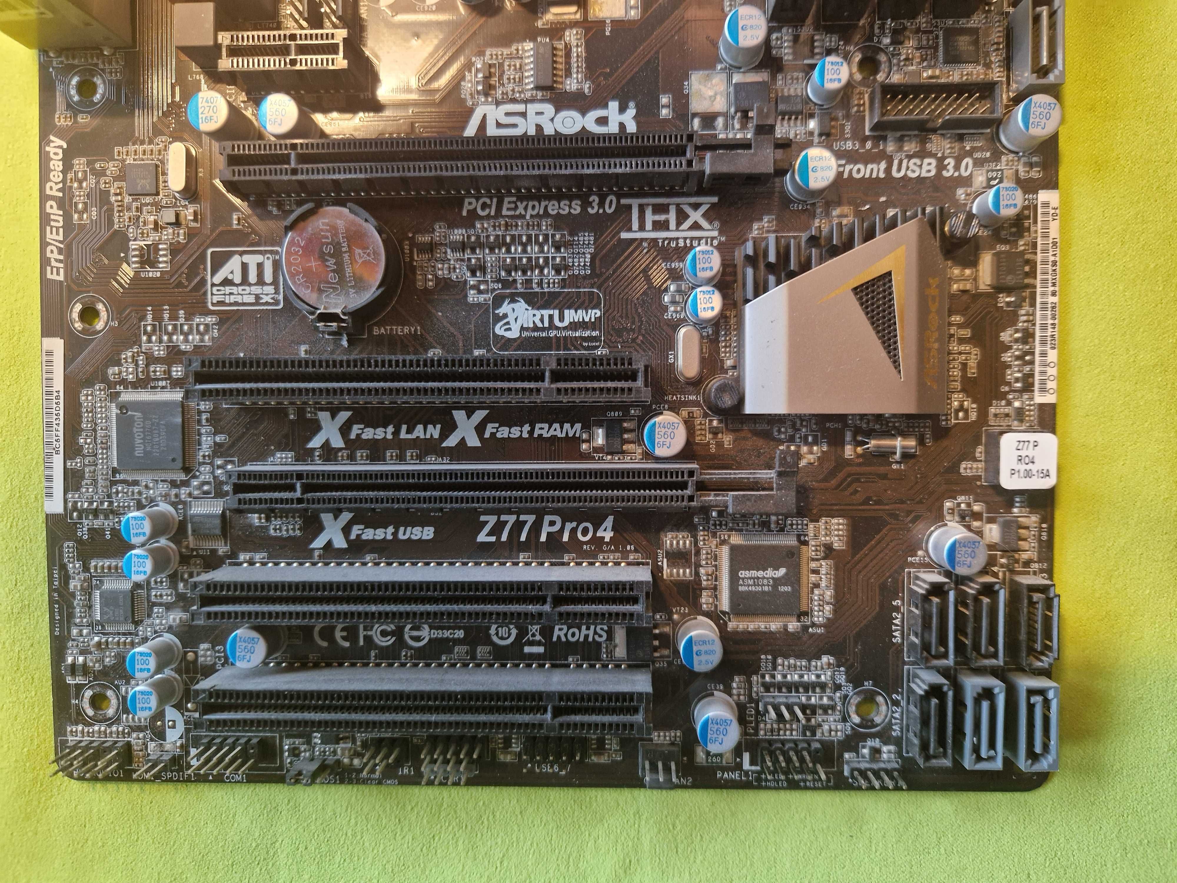 Intel Xeon E3-1275 ASRock Z77 Pro4 + 48GB RAM