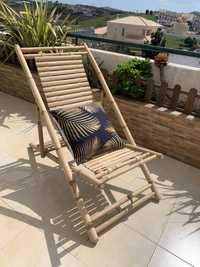 Cadeira/espreguiçadeira bambu