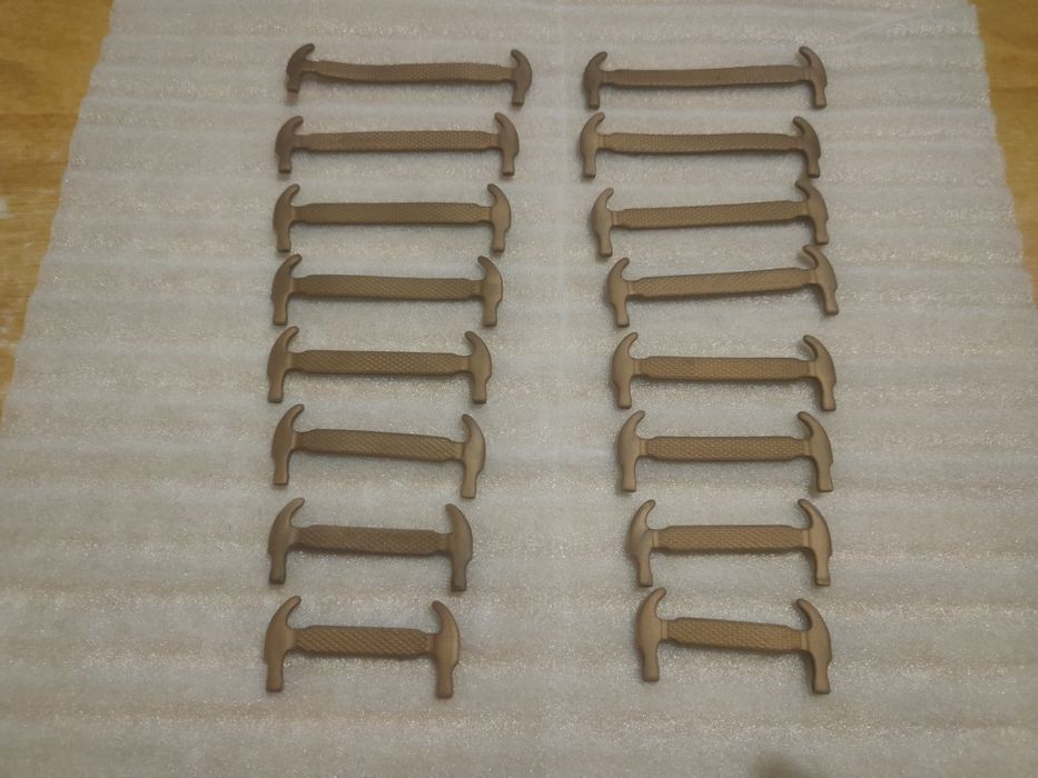 Шнурки силіконові gold золоті