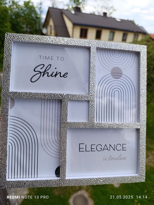 Piękna Ekskluzywna Fotoramka inkrustowana własnoręcznie Hand Made