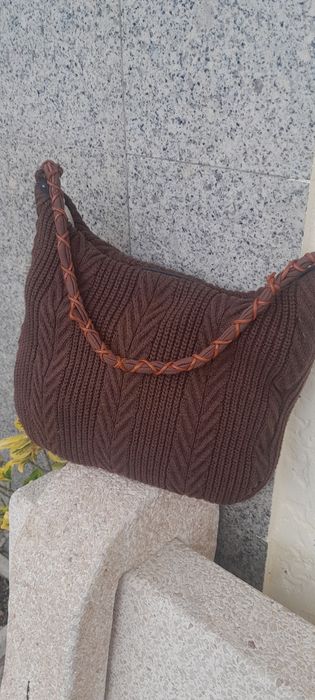 Saco de lã feito manual