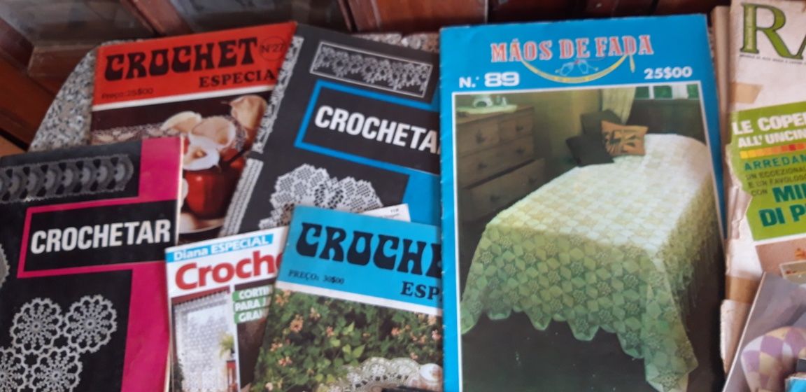 Conjunto de Revistas Crochet Antigas
