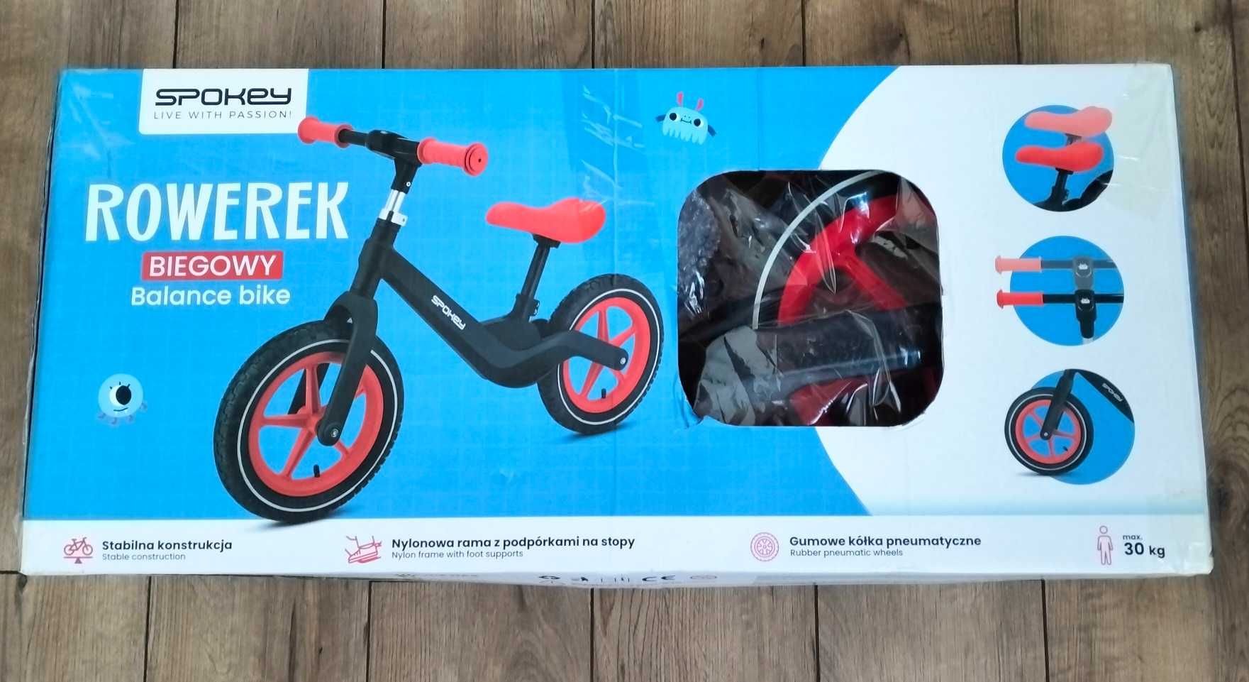 Rowerek biegowy Spokey .lekki