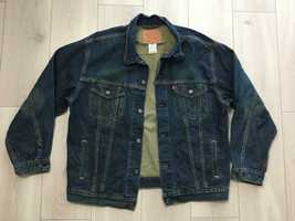 LEVIS r.XL Made in Mexico oryginalna kurtka jeansowa stan BDB