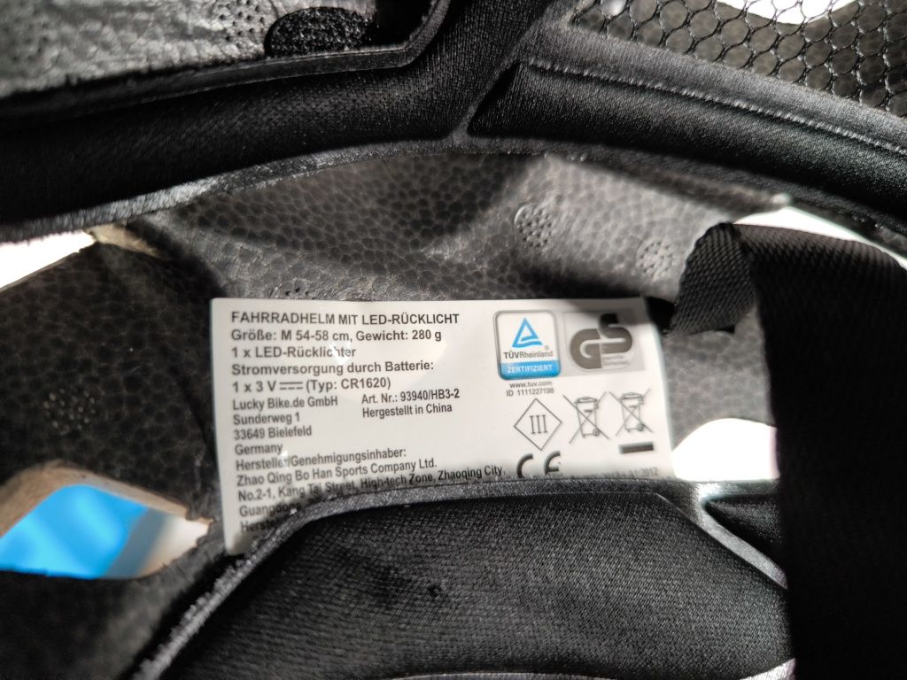 Nowy firmowy kask rowerowe z LED oświetleniem s,m,l różne rozmiary