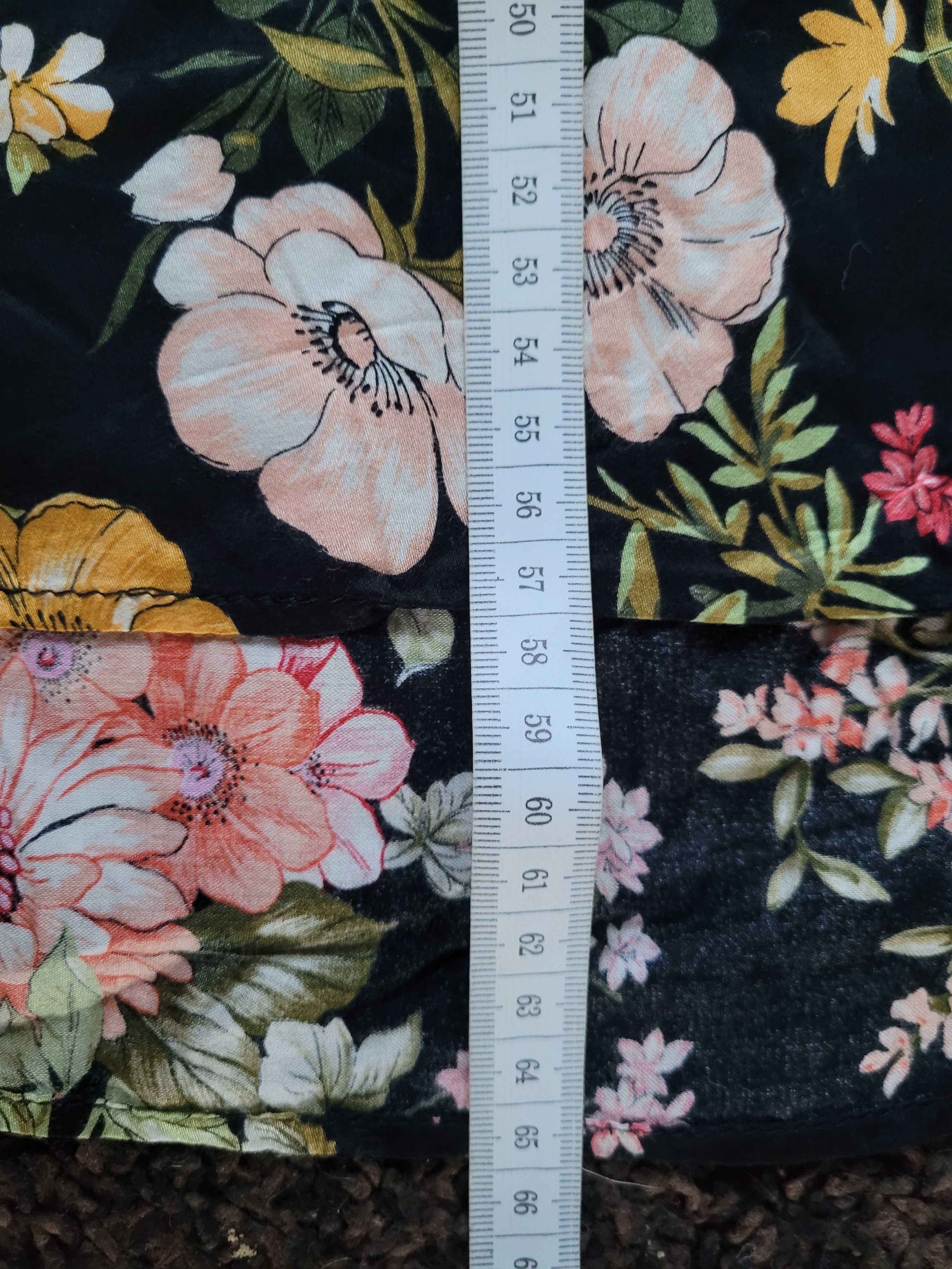 Bluzka, koszula Zara, oversize, XS do M, boho, kwiaty