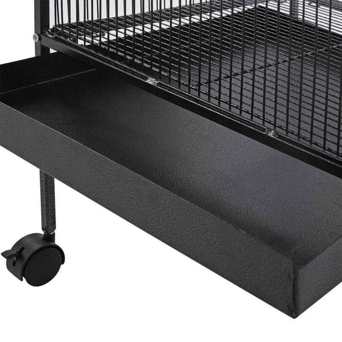 Klatka dla papug i ptaków – elegancka, pojemna, bezpieczna konstrukcja