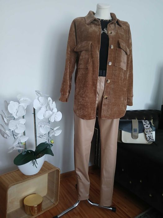 Nowa koszula kurtka S M L narzutka piękny hitowy mega model oversize