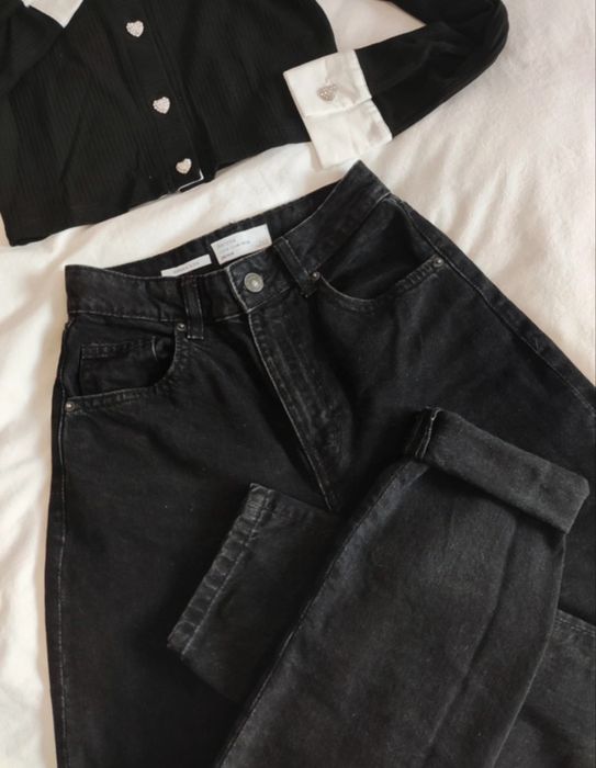 Calças de ganga Mom Jeans 32 Bershka