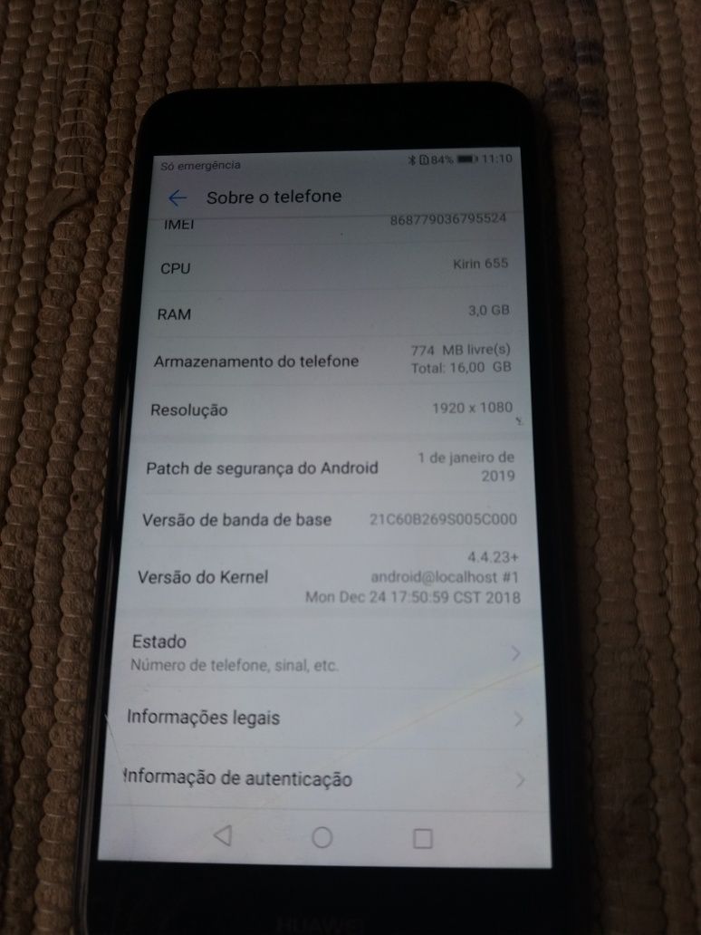 Vendo Huawei P8 Lite 2017