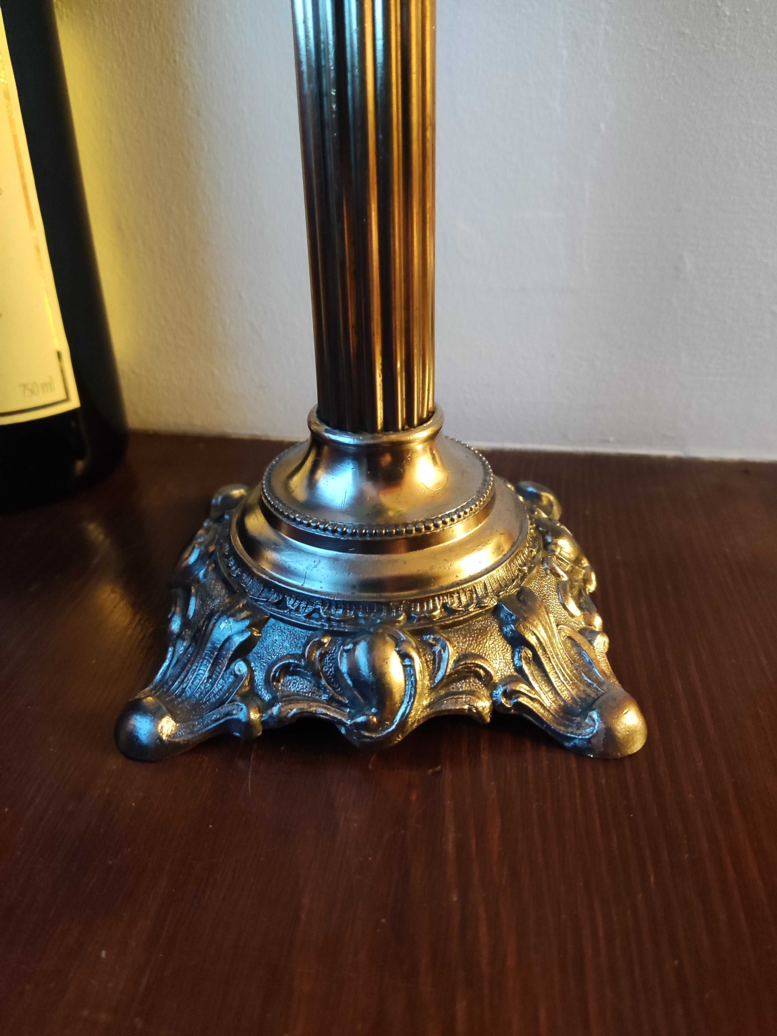 Stara francuska kolumnowa lampa naftowa nr 82