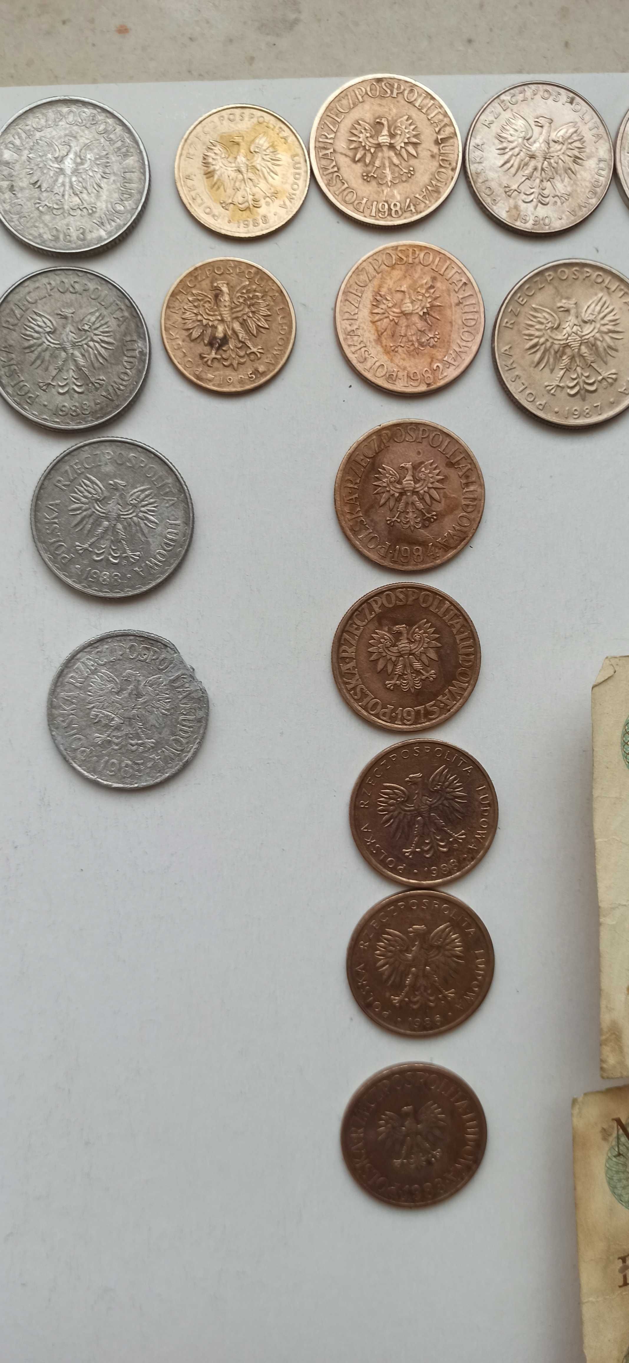 Monety moneta kolekcje numizmatyka z prywatnej kolekcji PRL