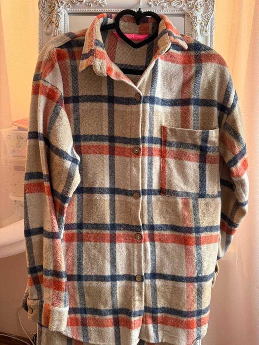 Продам сорочку, рубашку в клітинку