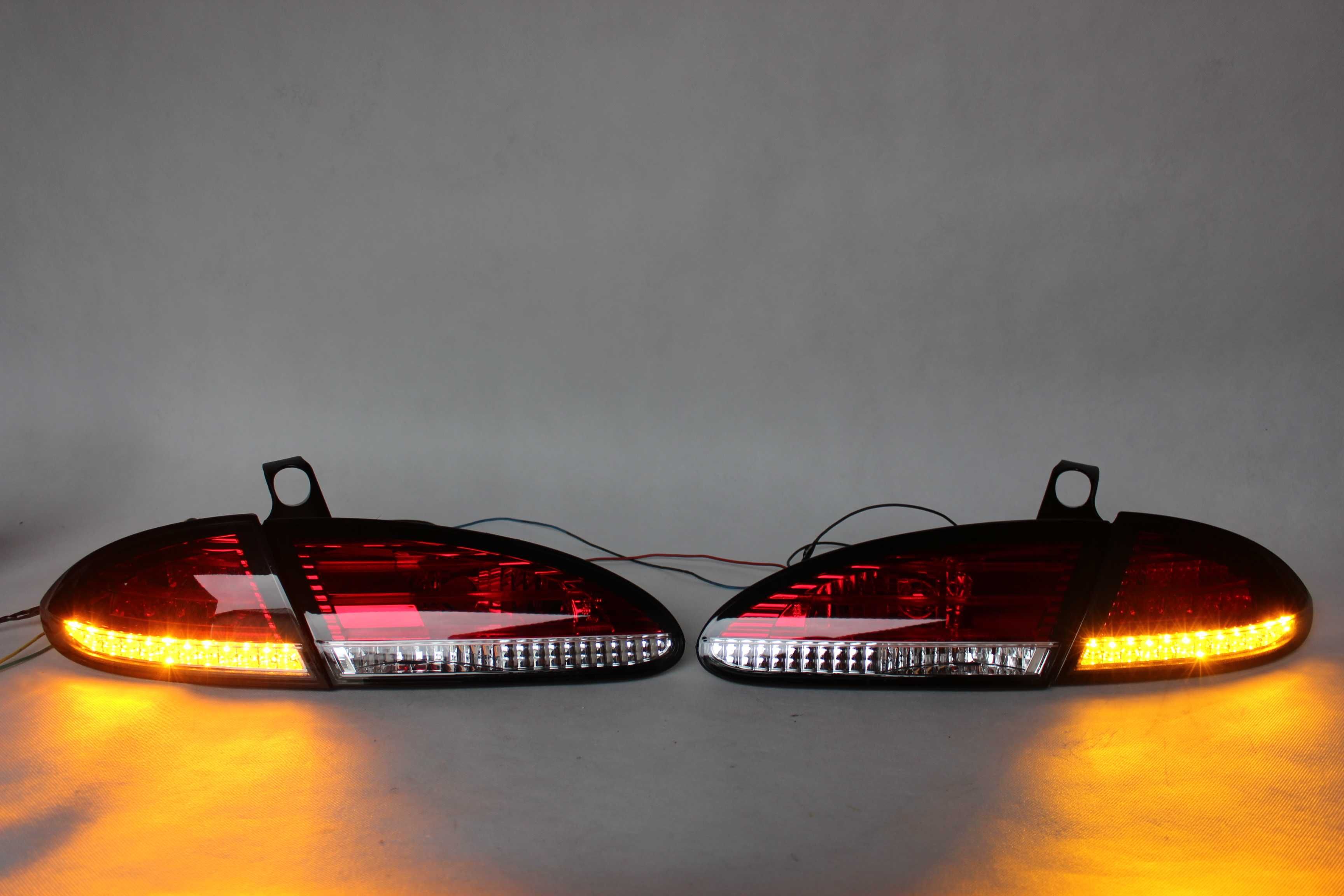 Lampy światła tył tylne SEAT LEON 2 II 05-09 LED BAR NEON RED NOWE