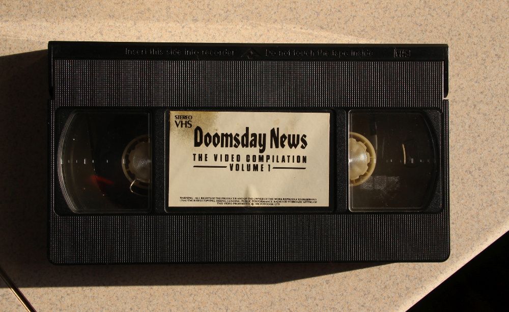 Doomsday News volume 1 VHS heavy thrash metal