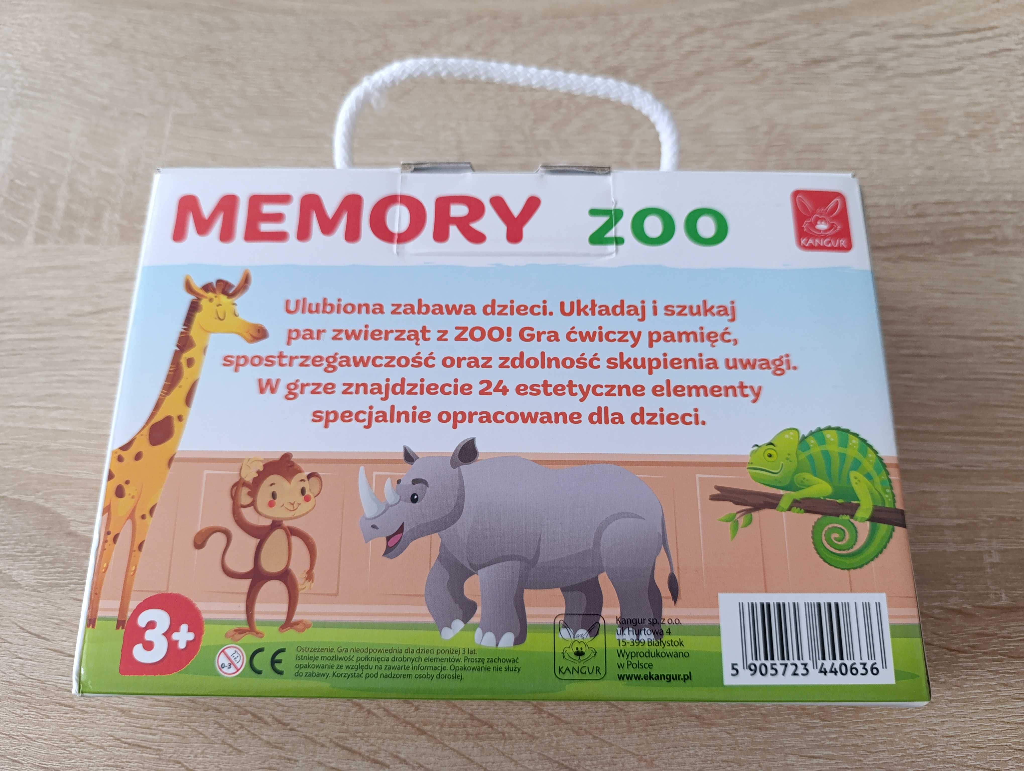 Memory Zoo gra dla dzieci 3+ nowa