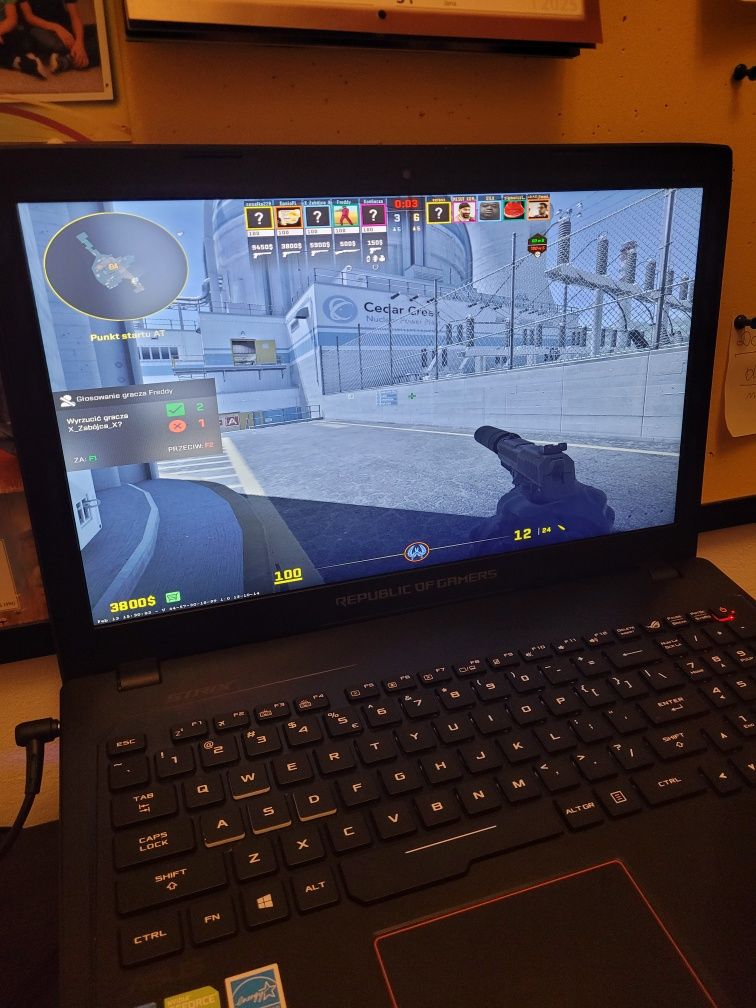 Laptop asus strix gamingowy