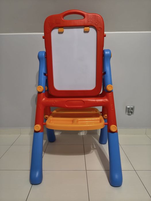 Tablica Magnetyczna stojaca dla dzieci Kredowa 2 w 1