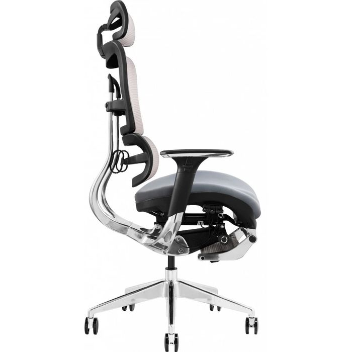 Крісло GT RACER X-801L Bright Grey на гарантії від фокстрот 10 місяців