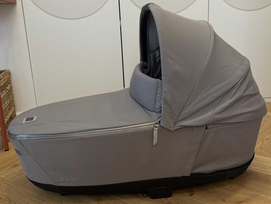 Cybex Carry Cot Lux Gondola Do Wózka Priam 4.0 Soho Grey szara osłona