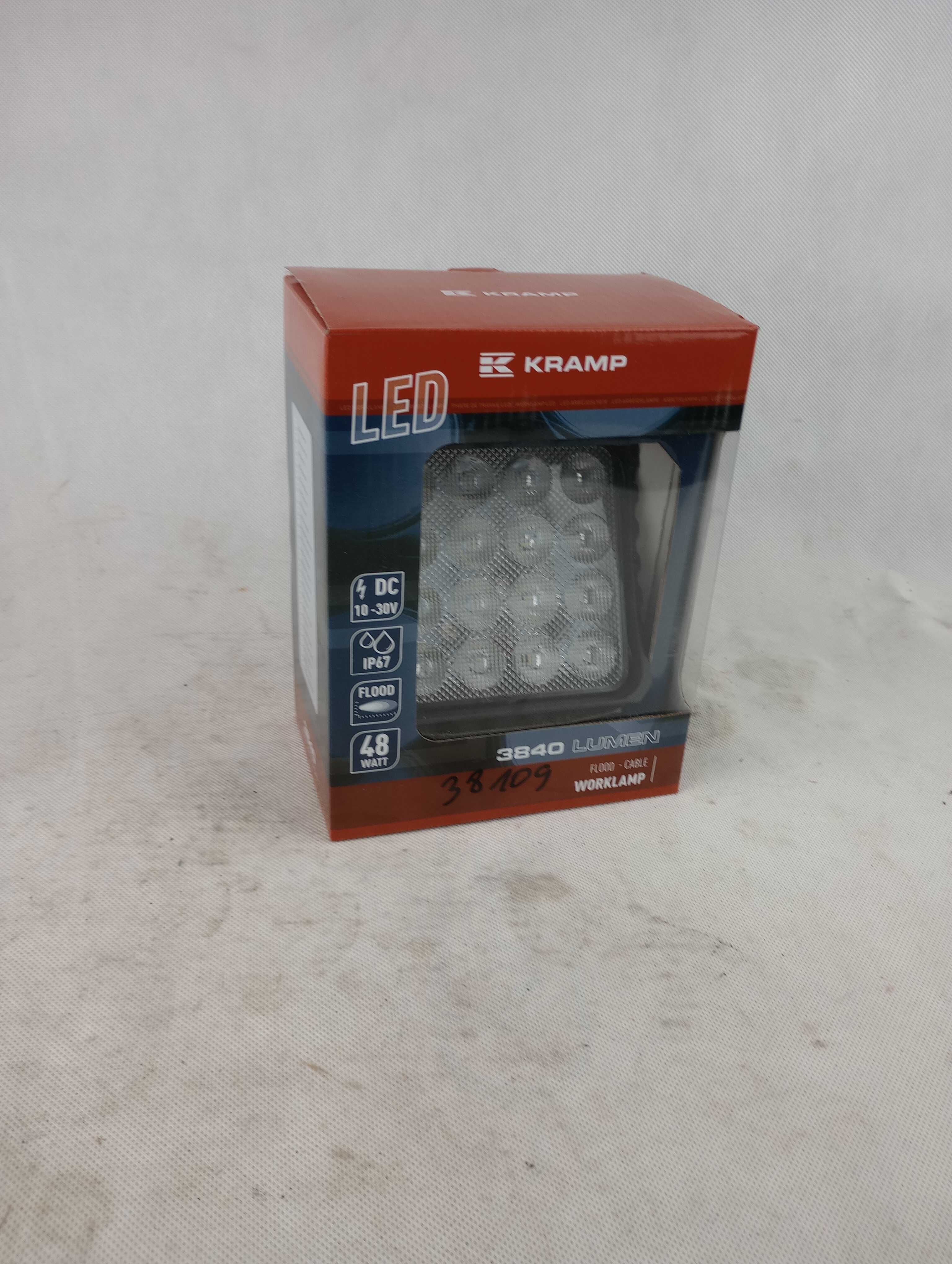 Lampa robocza LED kwadratowa 48W 3840Lm LA10047