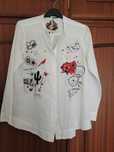 Camisa desigual branca